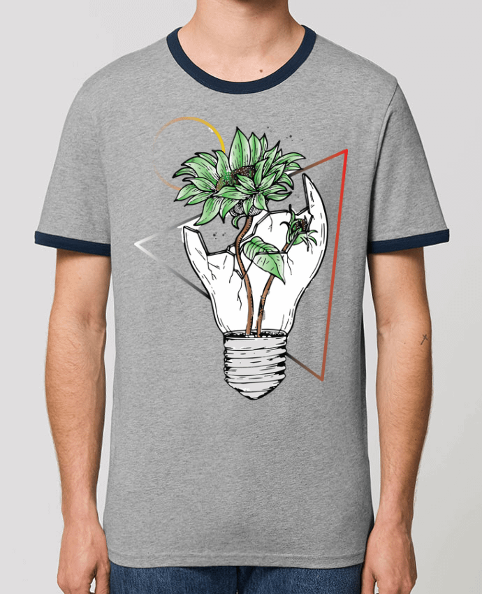 Unisex ringer t-shirt Ringer Ampoule vs la nature by jorrie
