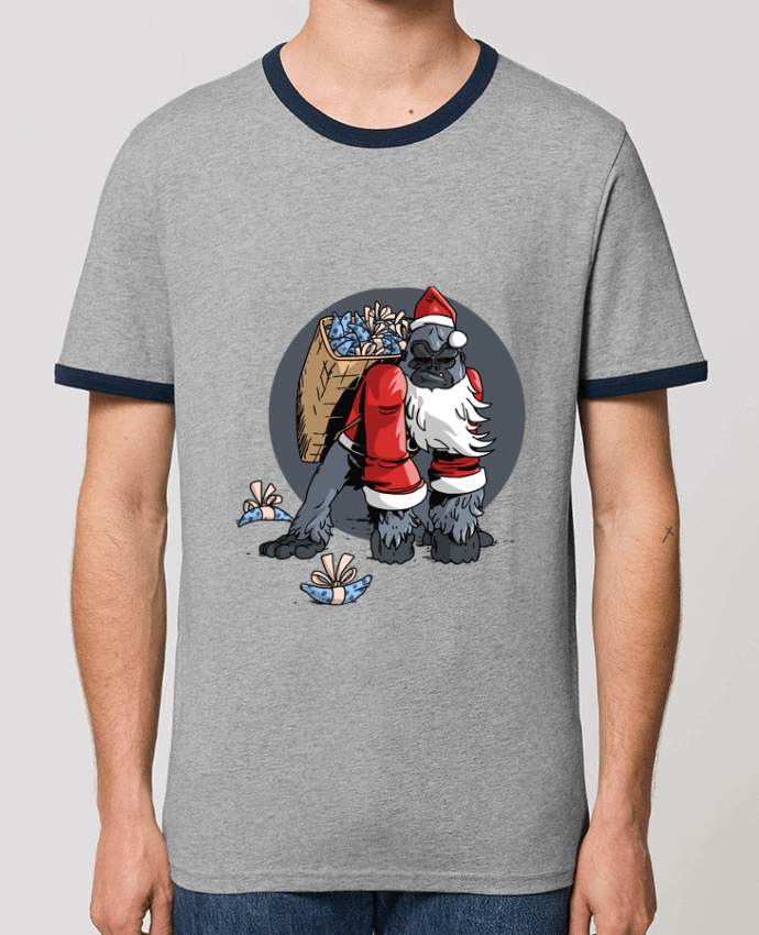 T-shirt Le Noël du Gorille par Tomi Ax - tomiax.fr