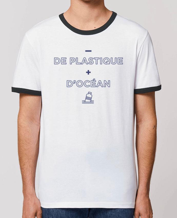 T-shirt - de plastique + d'océan par tunetoo