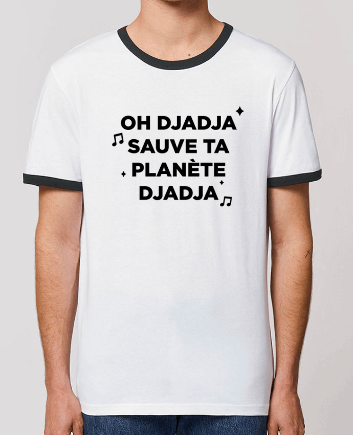 T-Shirt Contrasté Unisexe Stanley RINGER Sauve ta planète Djadja by tunetoo