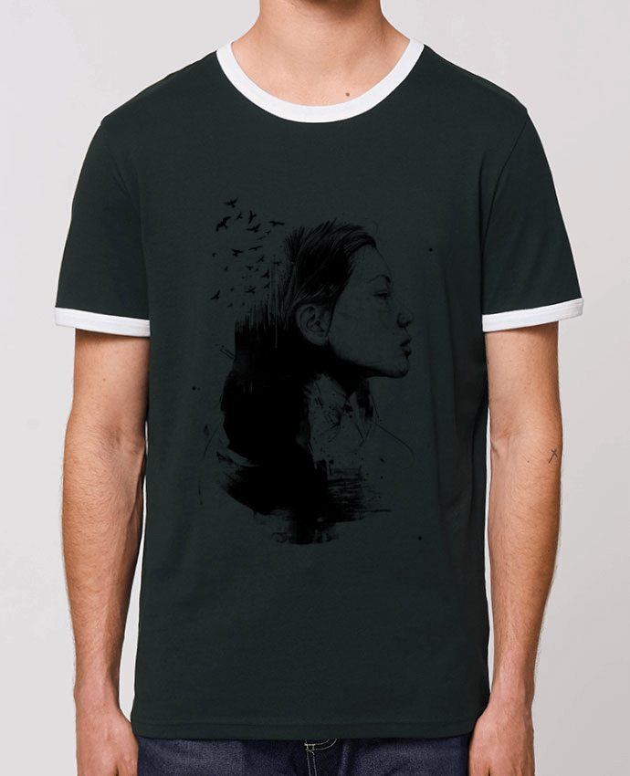 T-shirt Open your mind (bw) par Balàzs Solti