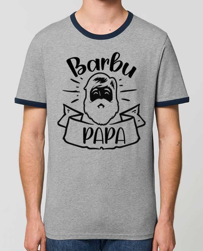 Unisex ringer t-shirt Ringer Papa Barbu - Fête des pères by CREATIVE SHIRTS