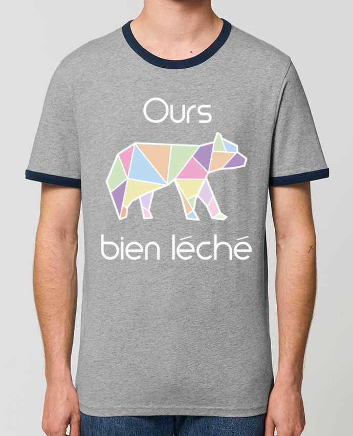 T-shirt Ours bien léché - modèle pour t-shirt foncé par bigpapa-factory