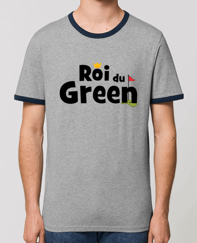 Unisex ringer t-shirt Ringer Roi du green - Golf by tunetoo