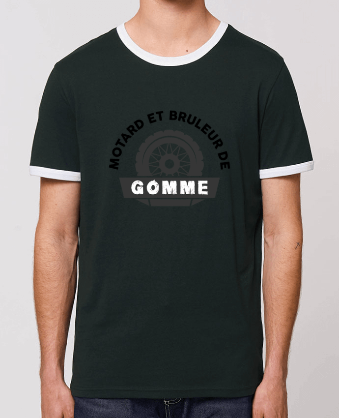 T-shirt Motard et bruleur de gomme par tunetoo