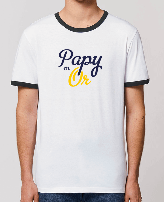 T-shirt Papy en Or par tunetoo