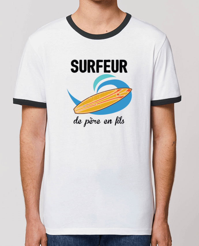 T-shirt Surfeur de père en fils par tunetoo