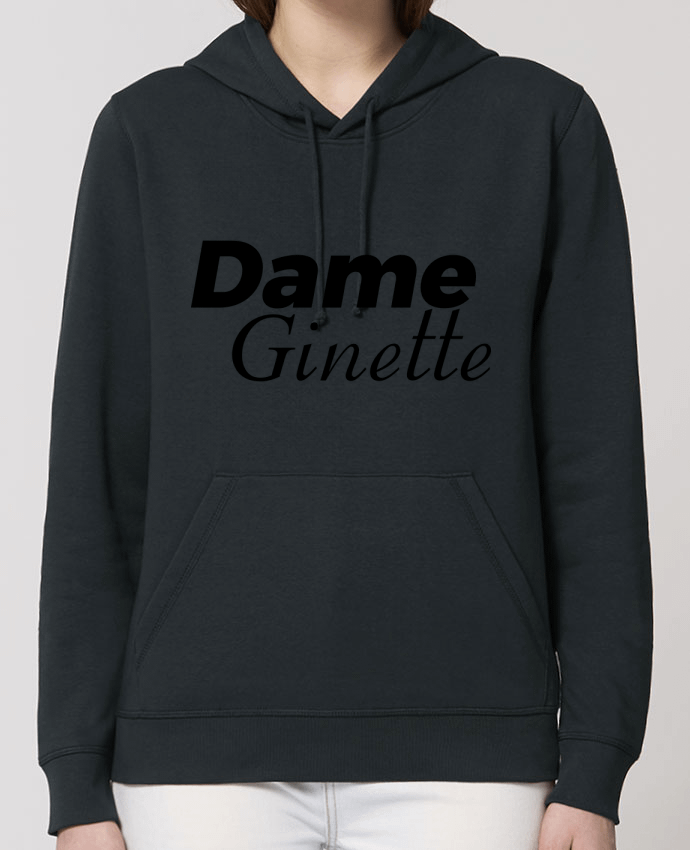 Sweat-Shirt Capuche Essentiel Unisexe Drummer Dame Ginette Par tunetoo