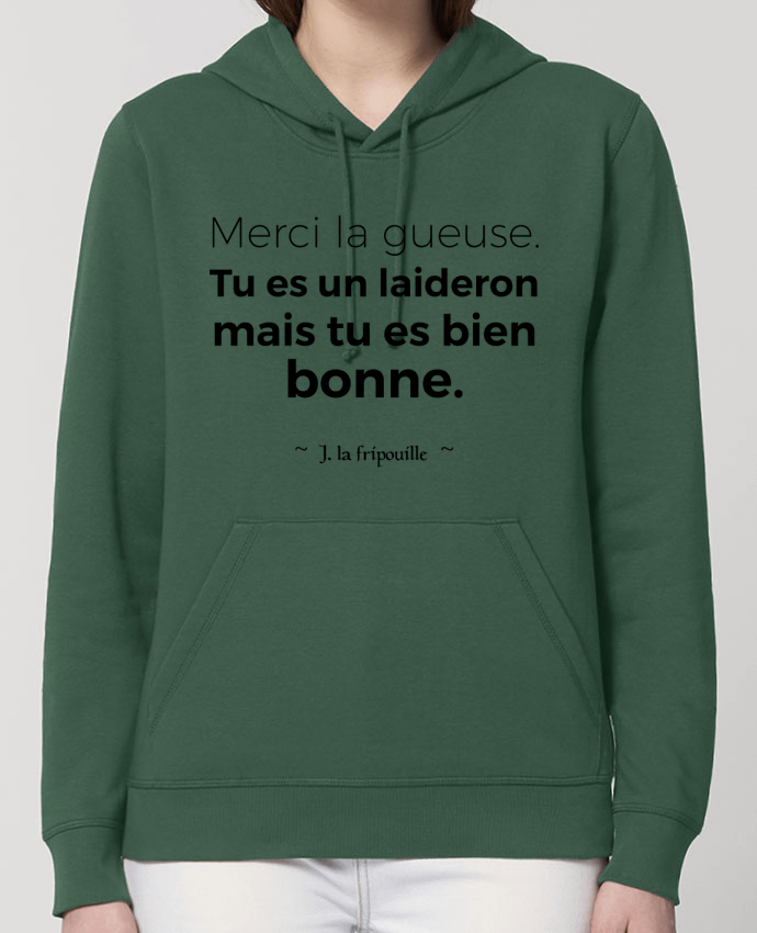 Hoodie Merci la gueuse Par tunetoo