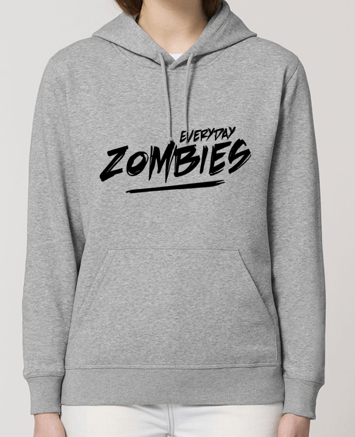 Sweat-Shirt Capuche Essentiel Unisexe Drummer Everyday Zombies Par tunetoo