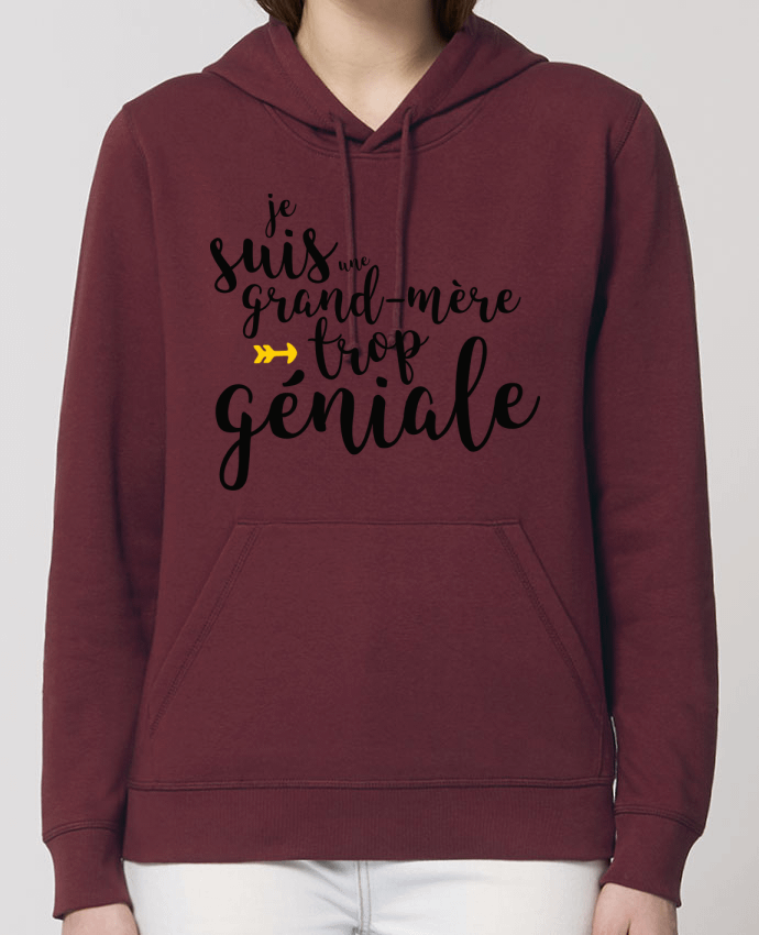 Sweat-Shirt Capuche Essentiel Unisexe Drummer Je suis une grand-mère trop géniale Par tunetoo