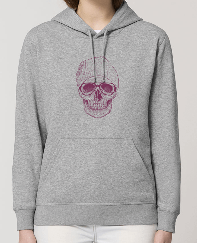 Sweat-Shirt Capuche Essentiel Unisexe Drummer Cool Skull Par Balàzs Solti