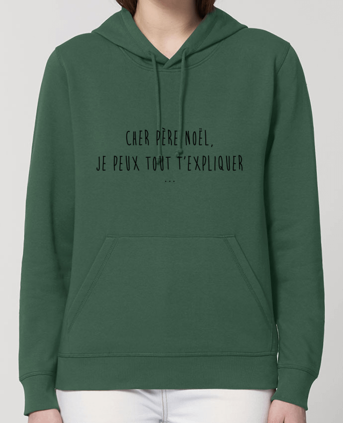 Hoodie Cher Père Noël, je peux tout t'expliquer... Par tunetoo