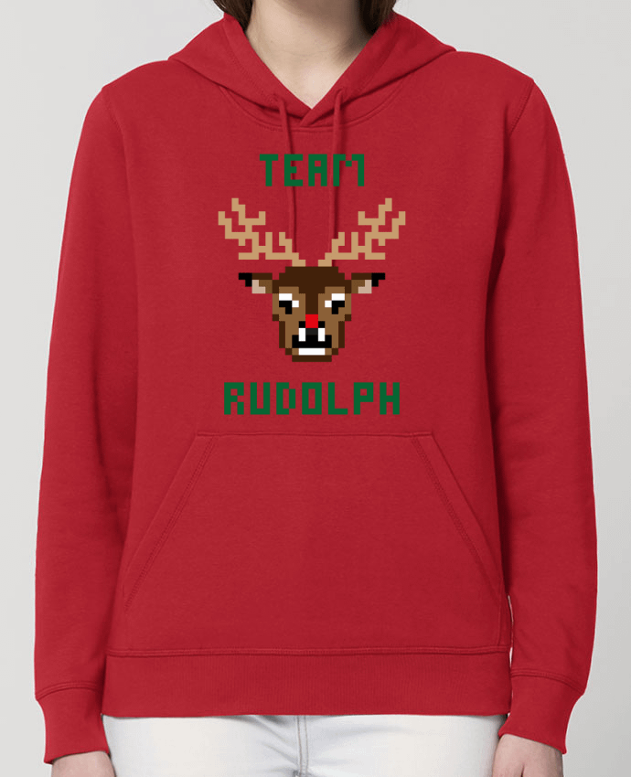 Sweat-Shirt Capuche Essentiel Unisexe Drummer TEAM RUDOLPH Par tunetoo