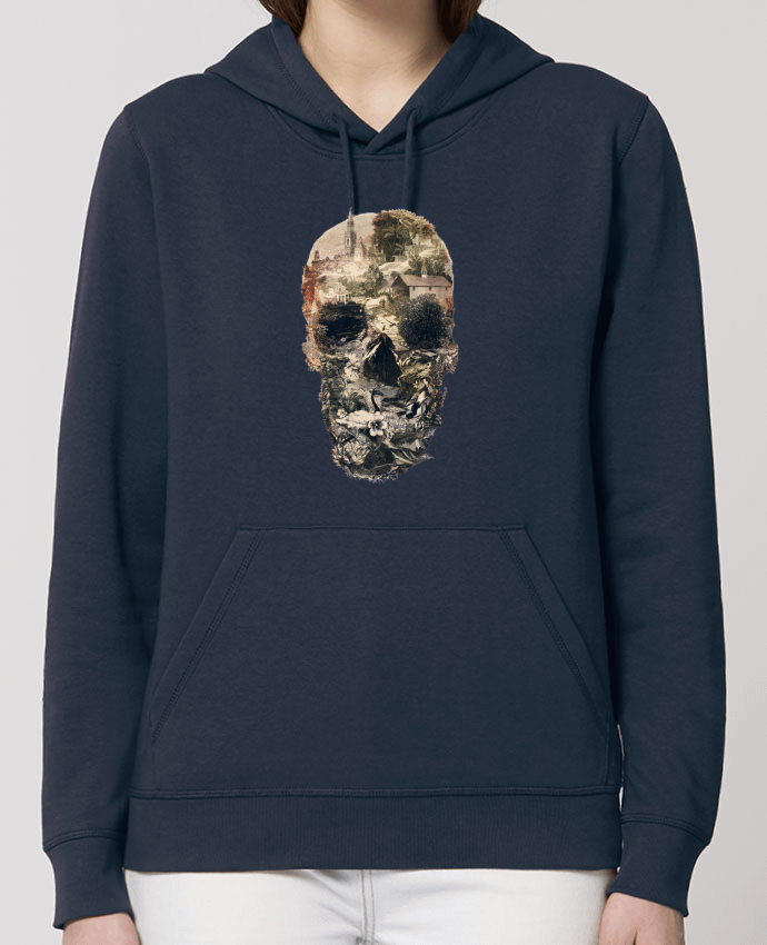 Sweat-Shirt Capuche Essentiel Unisexe Drummer Skull town Par ali_gulec