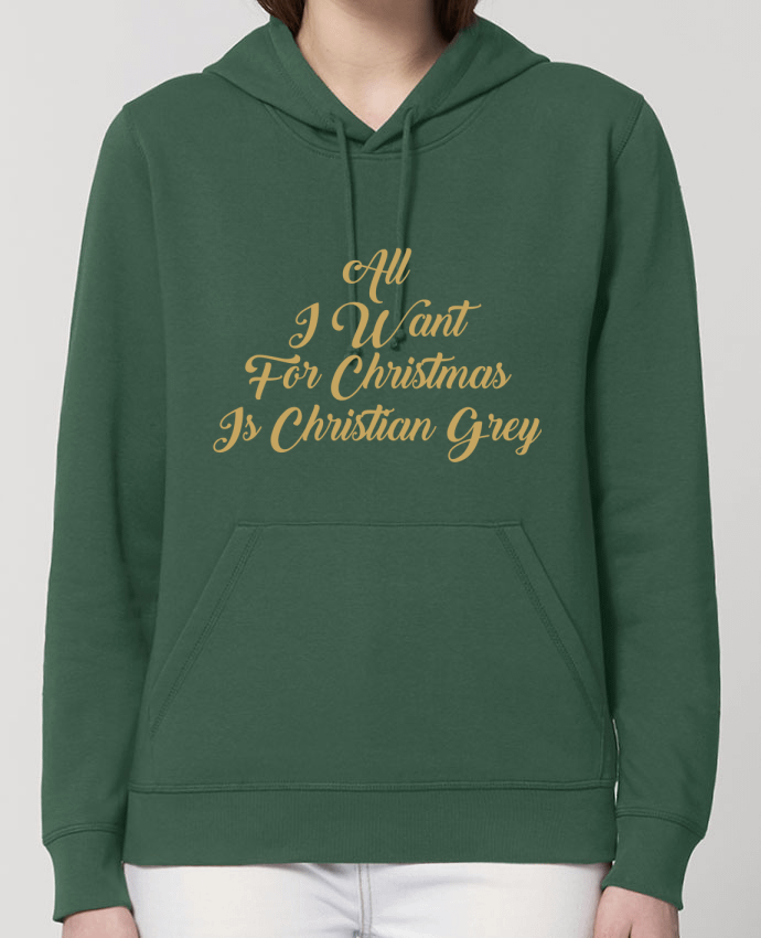 Sweat-Shirt Capuche Essentiel Unisexe Drummer All I want for Christmas is Christian Grey Par tunetoo
