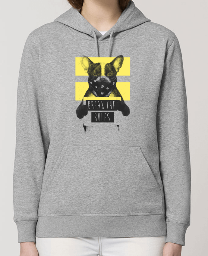 Sweat-Shirt Capuche Essentiel Unisexe Drummer rebel_dog_yellow Par Balàzs Solti