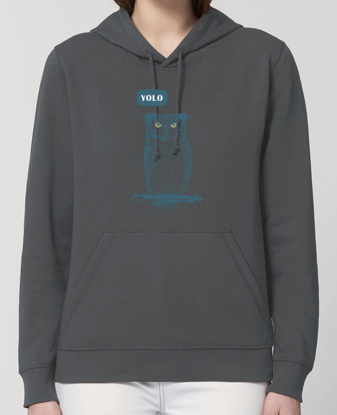 Sweat-Shirt Capuche Essentiel Unisexe Drummer Yolo Par Balàzs Solti