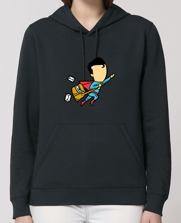 Sweat-Shirt Capuche Essentiel Unisexe Drummer Post Par flyingmouse365