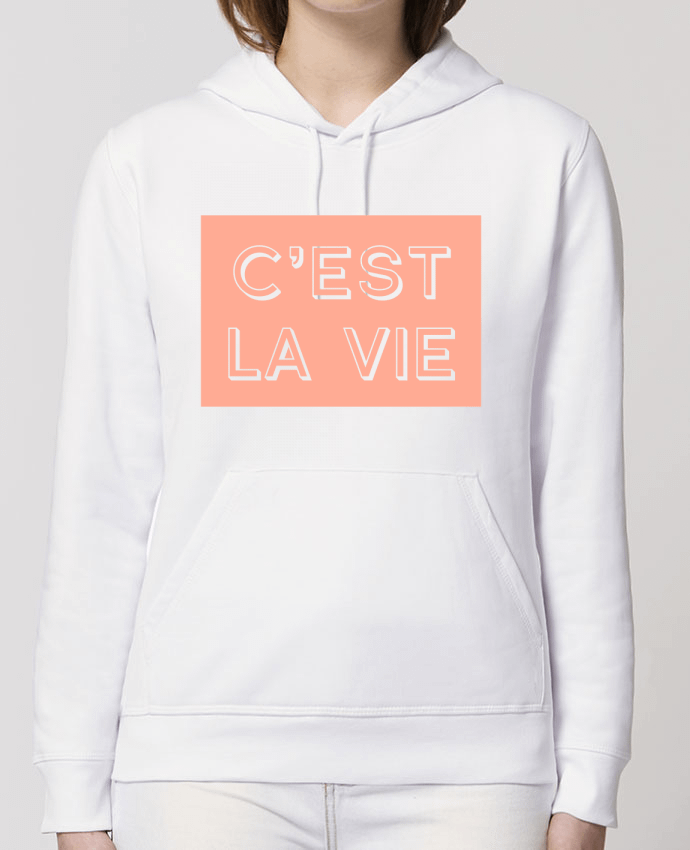 Sweat-Shirt Capuche Essentiel Unisexe Drummer C'est la vie Par tunetoo