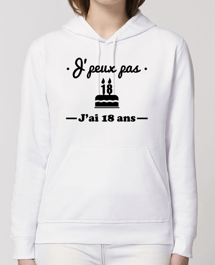 Hoodie J'peux pas j'ai 18 ans, cadeau d'anniversaire Par Benichan