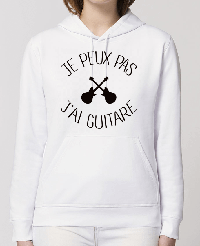 Hoodie Je peux pas j'ai guitare Par Freeyourshirt.com