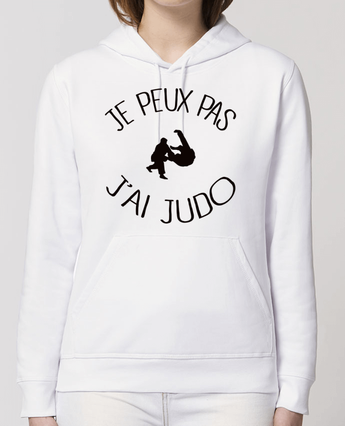 Sweat-Shirt Capuche Essentiel Unisexe Drummer Je peux pas j'ai Judo Par Freeyourshirt.com