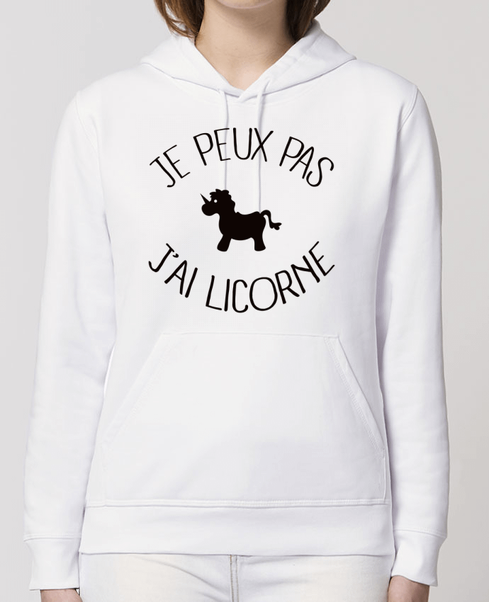 Hoodie Je peux pas j'ai licorne Par Freeyourshirt.com