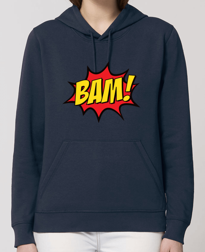 Sweat-Shirt Capuche Essentiel Unisexe Drummer BAM ! Par Freeyourshirt.com