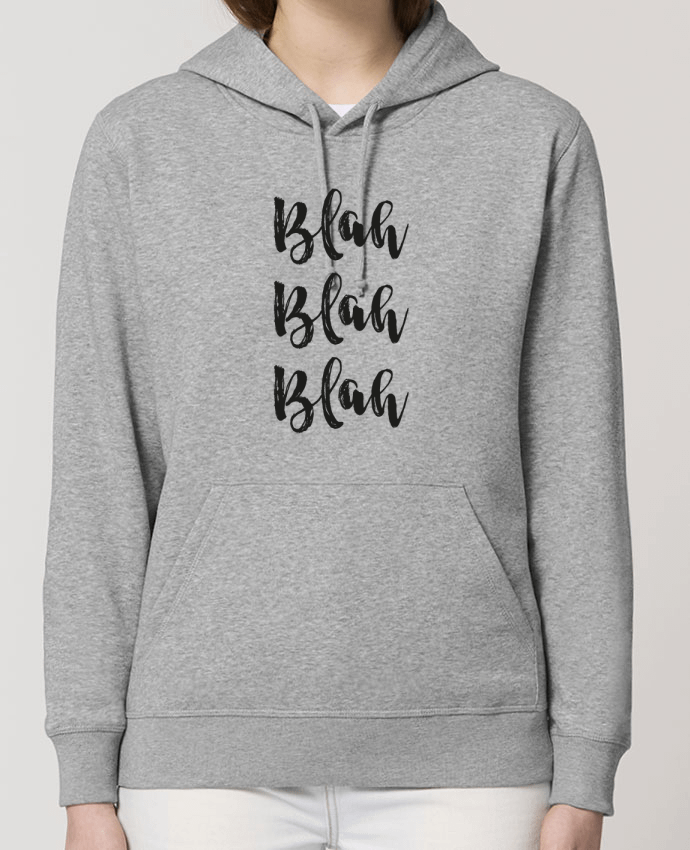 Sweat-Shirt Capuche Essentiel Unisexe Drummer Blah Blah Blah ! Par tunetoo