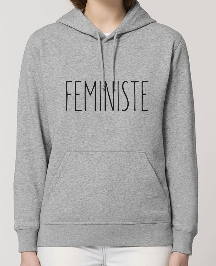 Sweat-Shirt Capuche Essentiel Unisexe Drummer Feministe Par tunetoo