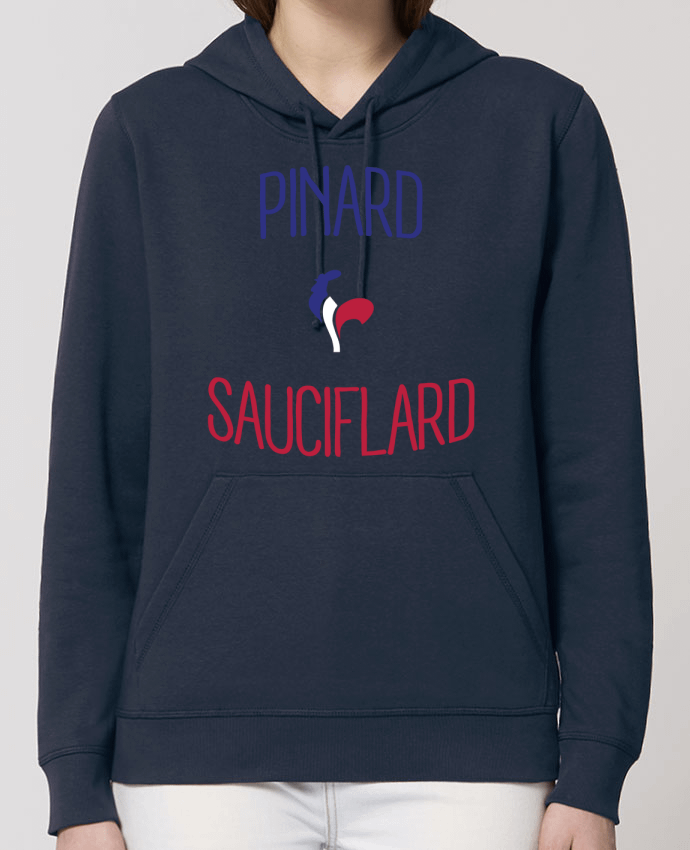 Sweat-Shirt Capuche Essentiel Unisexe Drummer Pinard Sauciflard Par Freeyourshirt.com