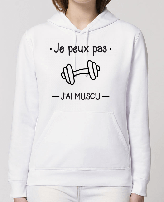 Hoodie Je peux pas j'ai muscu, musculation Par Benichan