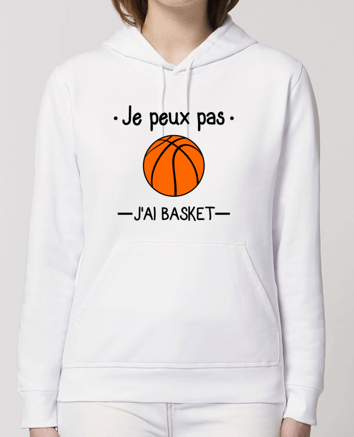 Hoodie Je peux pas j'ai basket,basketball,basket-ball Par Benichan