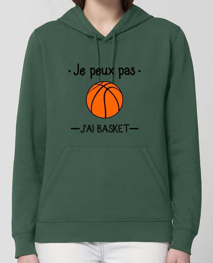 Hoodie Je peux pas j'ai basket,basketball,basket-ball Par Benichan