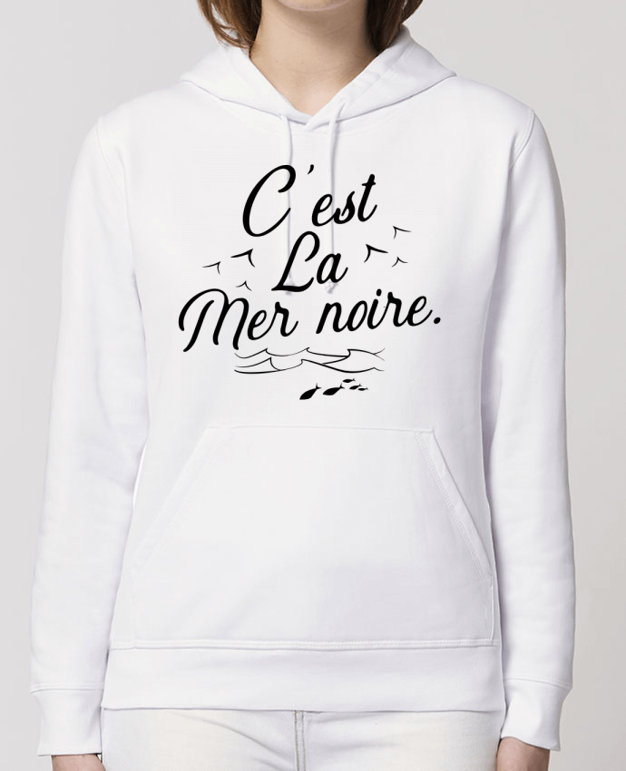 Sweat-Shirt Capuche Essentiel Unisexe Drummer C'est la mer noire Par Original t-shirt