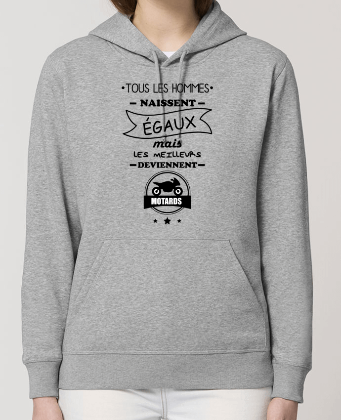 Sweat-Shirt Capuche Essentiel Unisexe Drummer Tous les hommes ... les meilleurs deviennent motard, moto Par Benichan