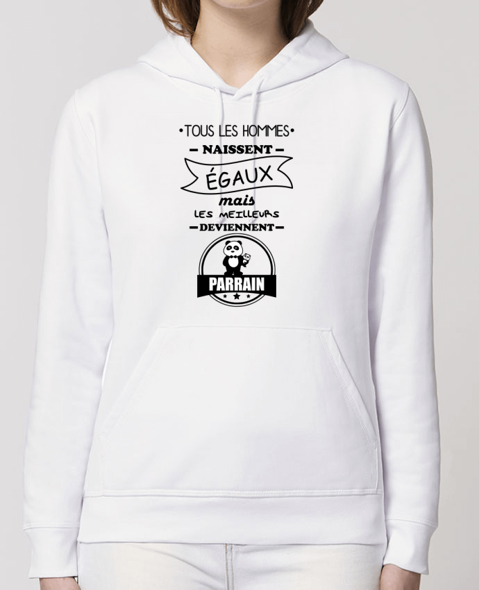 Hoodie Tous les hommes naissent égaux mais les meilleurs deviennent parrain, parrains Par Benichan