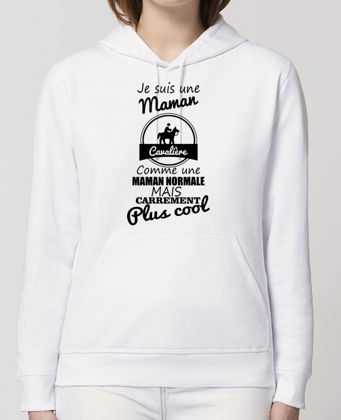 Hoodie Je suis une maman cavalière comme une maman normale mais carrément plus cool Par Benichan