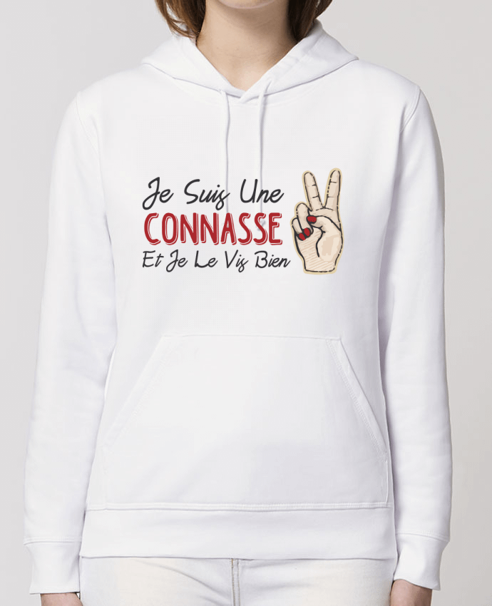 Hoodie Je suis une connasse et je le vis bien Par tunetoo