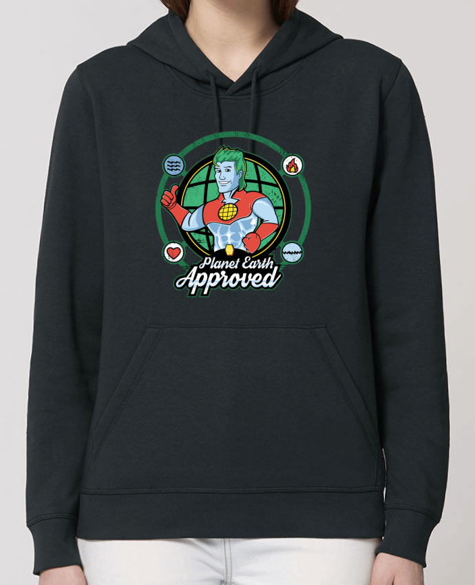 Hoodie Planet Earth Approved Par Kempo24