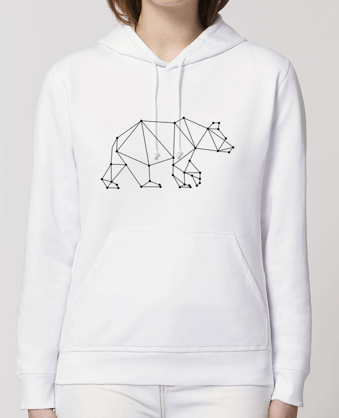 Sweat-Shirt Capuche Essentiel Unisexe Drummer Bear origami Par /wait-design