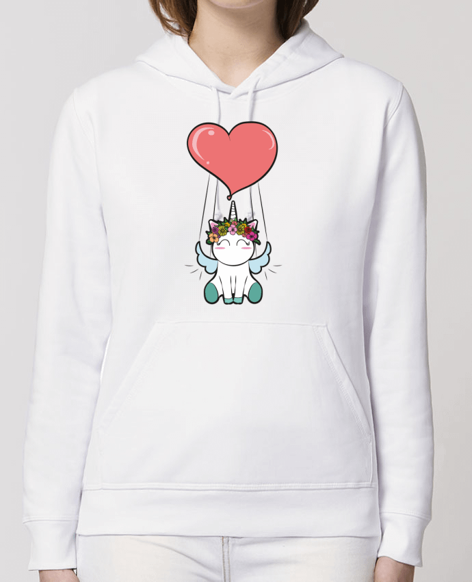 Sweat-Shirt Capuche Essentiel Unisexe Drummer Lovely unicorn Par 