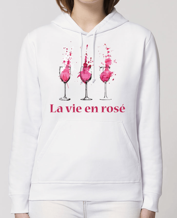 Hoodie La vie en rosé Par tunetoo