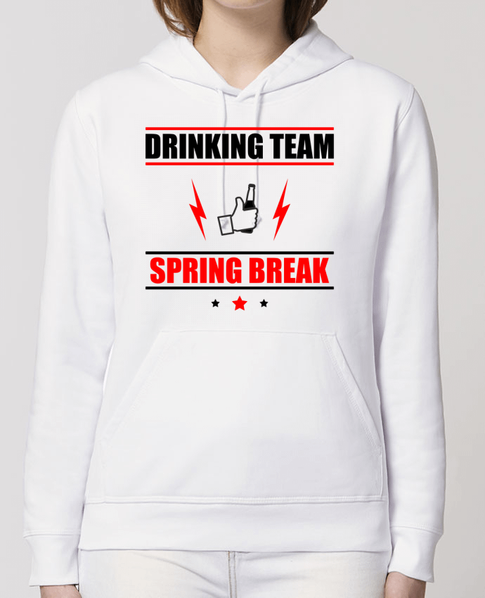 Sweat-Shirt Capuche Essentiel Unisexe Drummer Drinking Team Spring Break Par Benichan