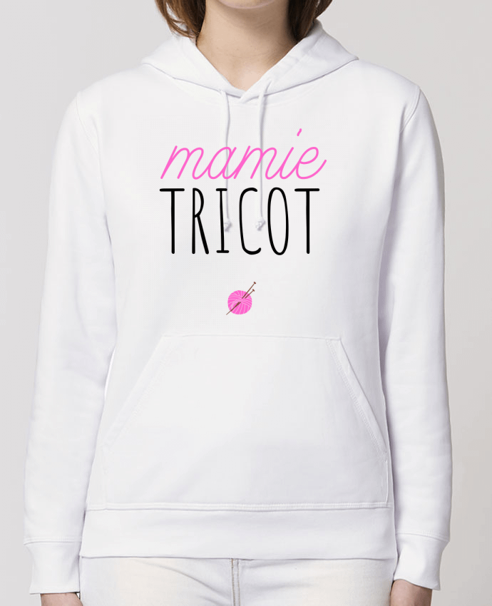 Sweat-Shirt Capuche Essentiel Unisexe Drummer Mamie tricot Par tunetoo