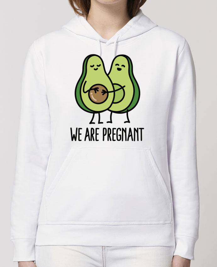 Hoodie Avocado we are pregnant Par LaundryFactory