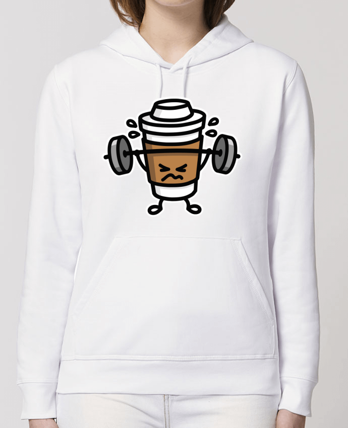 Sweat-Shirt Capuche Essentiel Unisexe Drummer STRONG COFFEE SMALL Par LaundryFactory