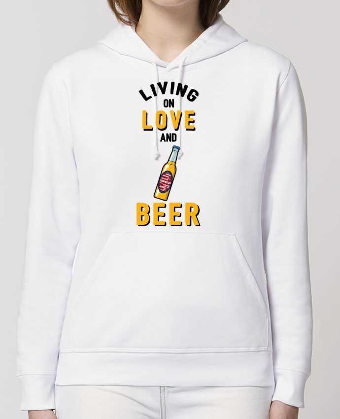 Hoodie Living on love and beer Par tunetoo
