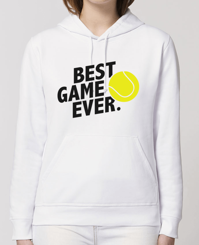 Sweat-Shirt Capuche Essentiel Unisexe Drummer BEST GAME EVER Tennis Par tunetoo